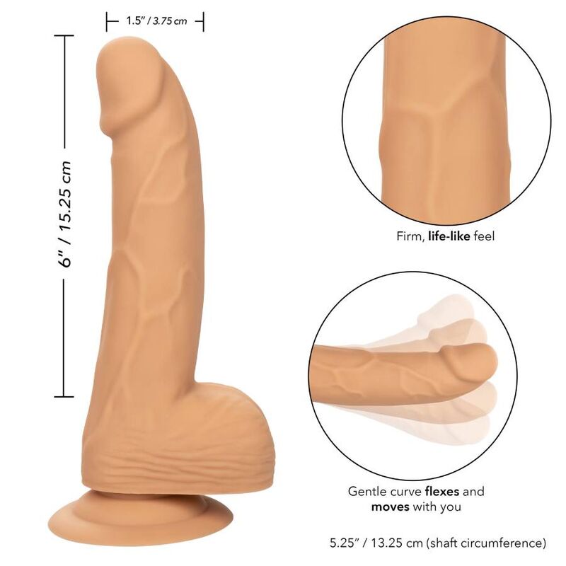 CALEXOTICS - SILICONE STUDS 15.24 CM SKIN - Kink&Play