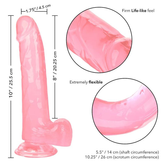 CALEXOTICS - SIZE QUEEN DILDO PINK 20.3 CM - Kink&Play