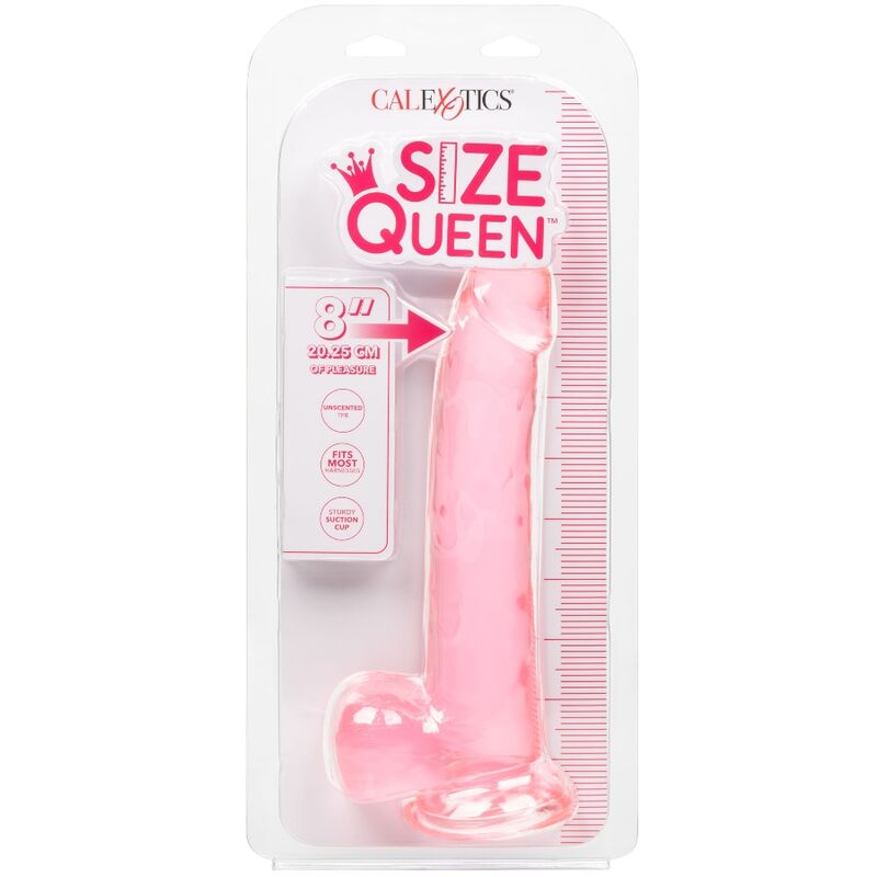 CALEXOTICS - SIZE QUEEN DILDO PINK 20.3 CM - Kink&Play