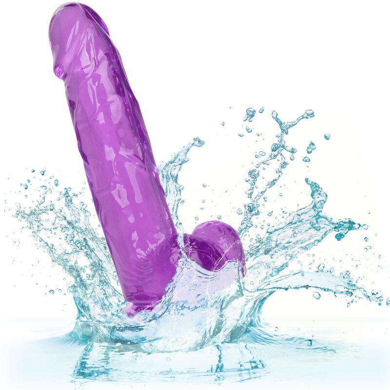 CALEXOTICS - SIZE QUEEN DILDO PURPLE 15.3 CM - Kink&Play