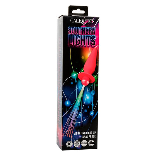 CALEXOTICS - SOUTHERN LIGHTS LIGHT UP ANAL PLUG 10 VIBRATIONS SILICONE PINK - Kink&Play