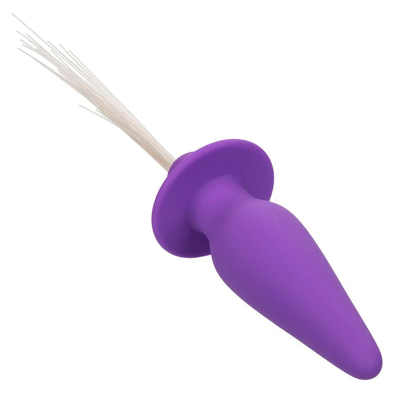 CALEXOTICS - SOUTHERN LIGHTS LIGHT UP ANAL PLUG 10 VIBRATIONS SILICONE PURPLE - Kink&Play