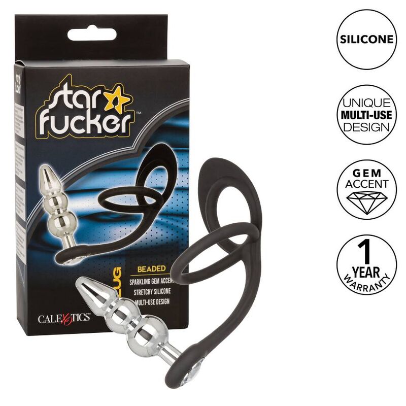 CALEXOTICS - STAR FUCKER BEADED PLUG - Kink&Play