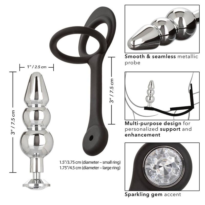 CALEXOTICS - STAR FUCKER BEADED PLUG - Kink&Play