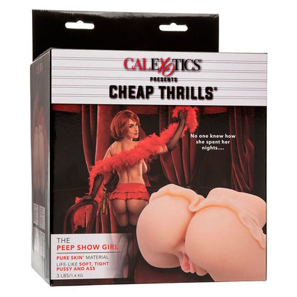 CALEXOTICS - THE PEEP SHOW GIRL DOUBLE REALISTIC MASTURBATOR FLESH - Kink&Play