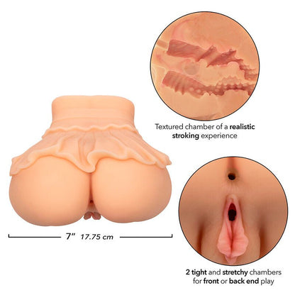 CALEXOTICS - THE PEEP SHOW GIRL DOUBLE REALISTIC MASTURBATOR FLESH - Kink&Play