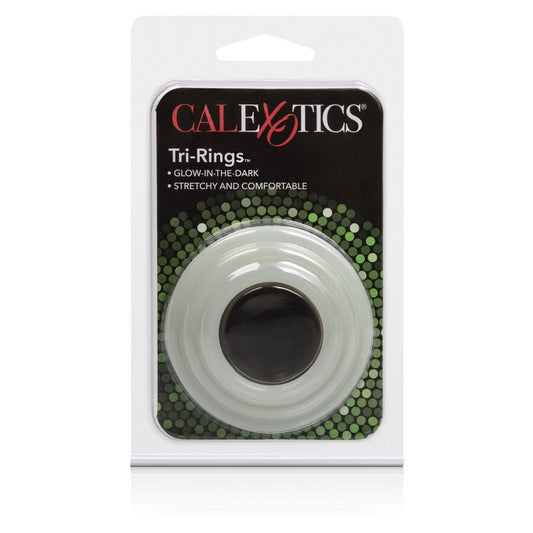 CALEXOTICS - TRI - RINGS GLOW IN THE DARK - Kink&Play