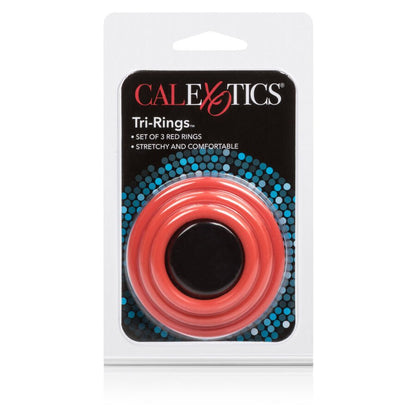 CALEXOTICS - TRI - RINGS SET RED - Kink&Play