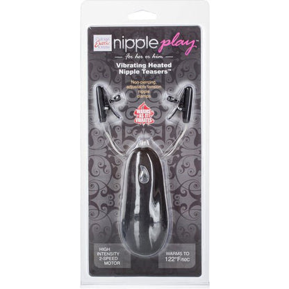 CALEXOTICS - VIBR HEATED NIPPLE TEASERS BLACK - Kink&Play