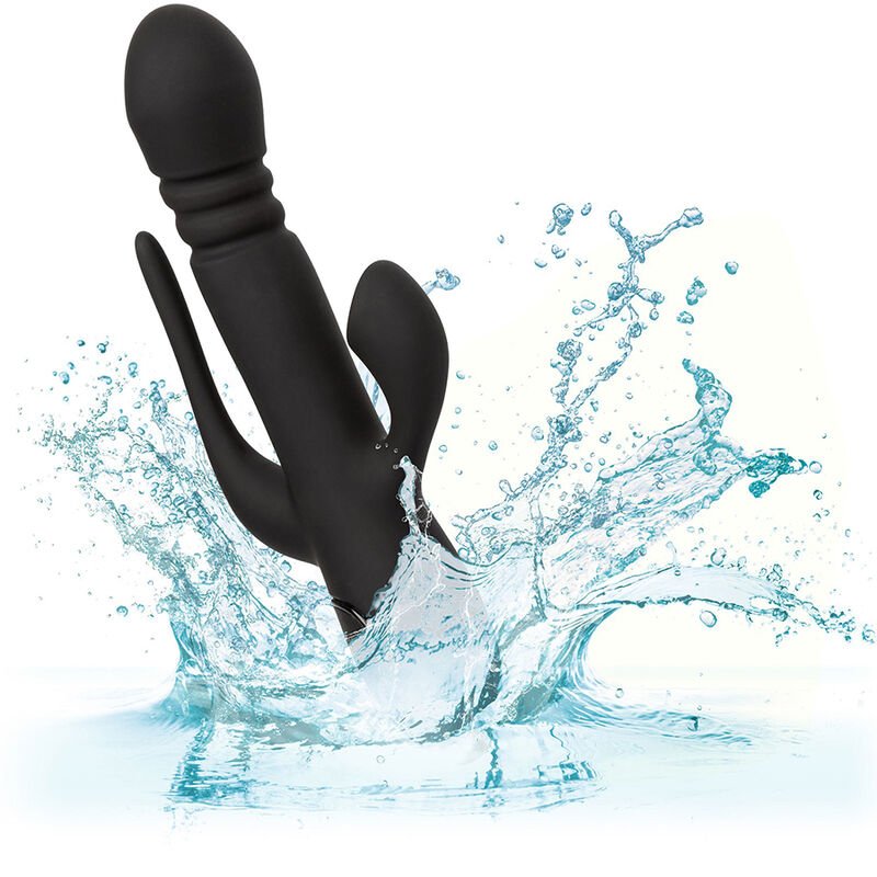 CALEXOTICS - VIBRATOR TRIPLE EUPHORIA BLACK - Kink&Play