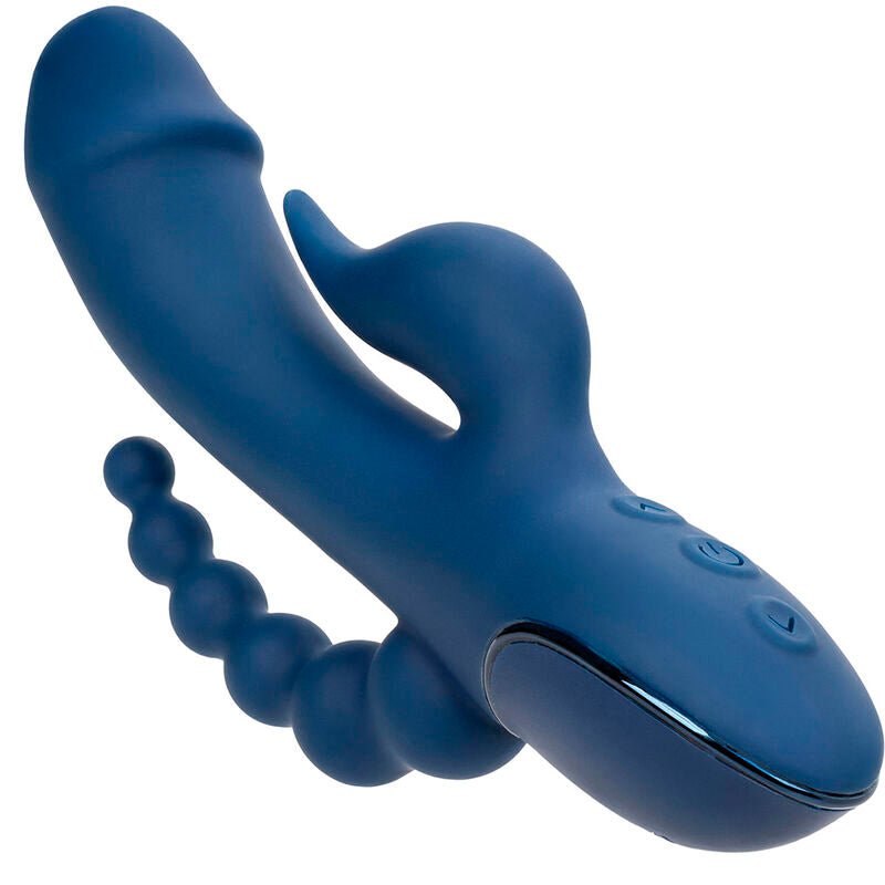 CALEXOTICS - VIBRATOR TRIPLE ORGASM BLUE - Kink&Play