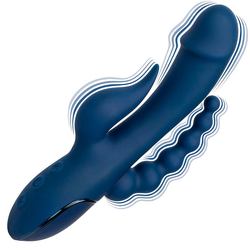 CALEXOTICS - VIBRATOR TRIPLE ORGASM BLUE - Kink&Play