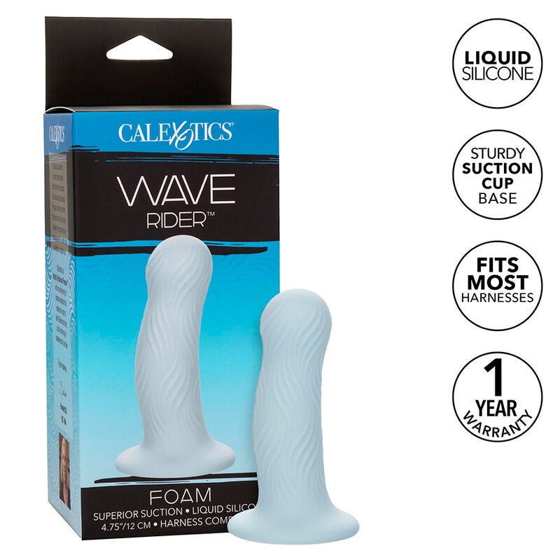 CALEXOTICS - WAVE RIDER FOAM ANAL PLUG BLUE - Kink&Play