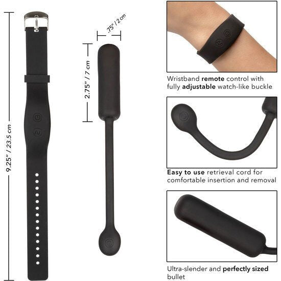 CALEXOTICS - WRISTBAND REMOTE PETITE BULLET - Kink&Play