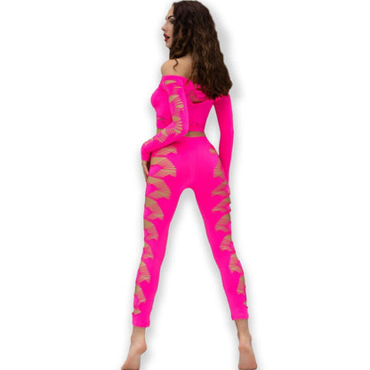 CHILIROSE - CR 4632 TOP & PANT FUCHSIA S/L - Kink&Play