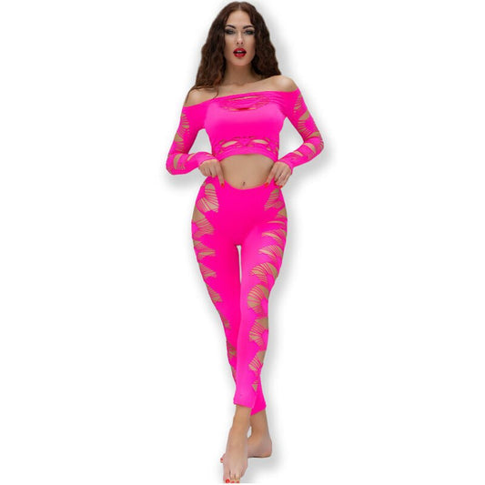 CHILIROSE - CR 4632 TOP & PANT FUCHSIA S/L - Kink&Play