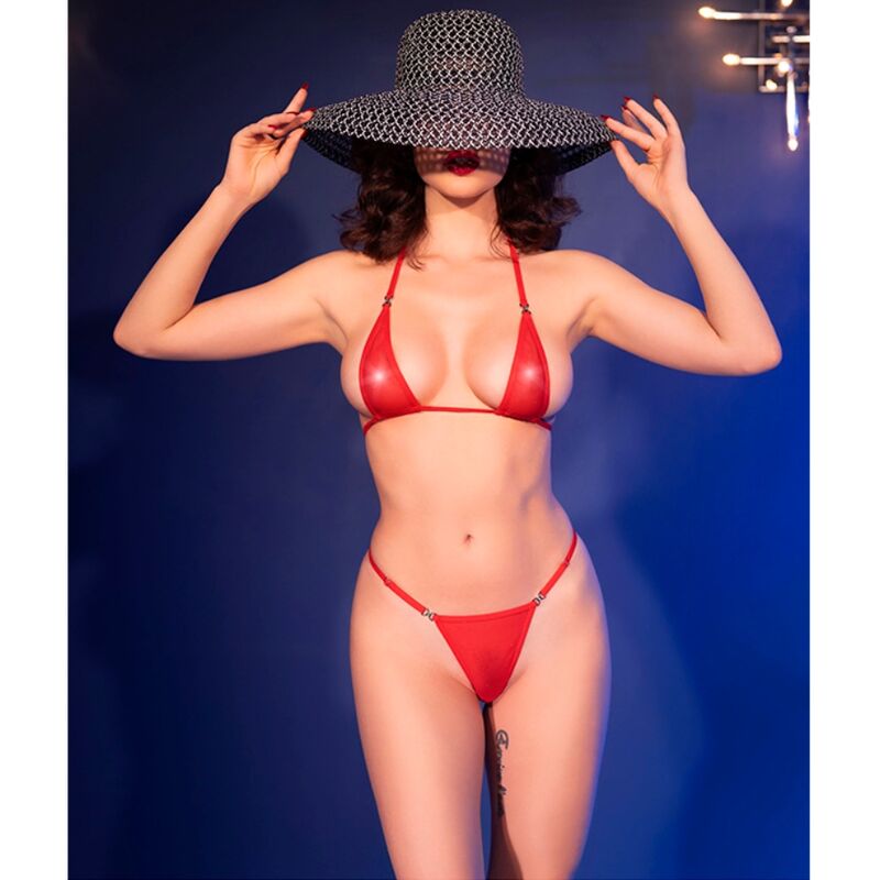 CHILIROSE - CR 4840 MICRO BIKINI RED S/M - Kink&Play