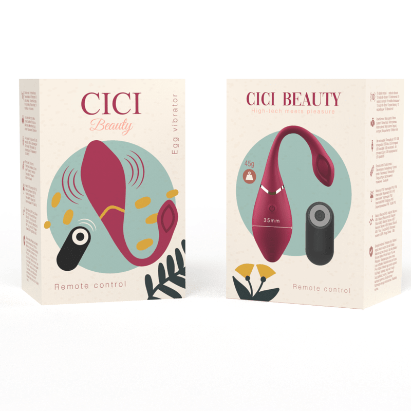 CICI BEAUTY - PREMIUM SILICONE EGG VIBRATOR REMOTE CONTROL - Kink&Play