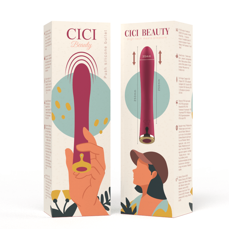 CICI BEAUTY - PREMIUM SILICONE PUSH BULLET - Kink&Play