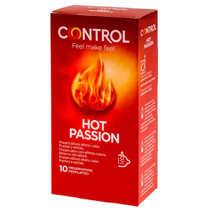CONTROL - HOT PASSION WARMING EFFECT 10 UNITS - Kink&Play