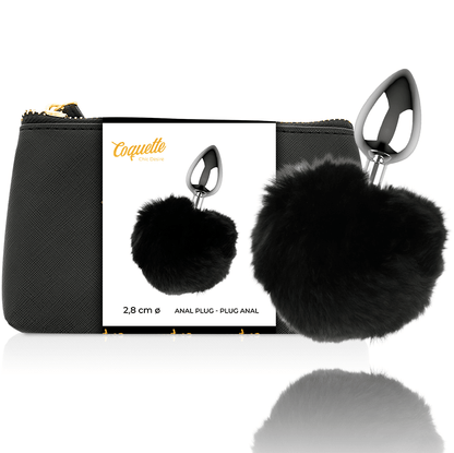 COQUETTE CHIC DESIRE - ANAL PLUG METAL SIZE L 2.8 X 4.1 CM - Kink&Play