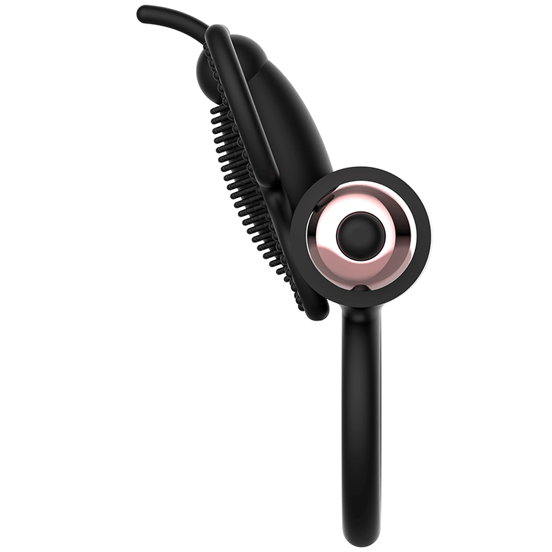 COQUETTE CHIC DESIRE - COCK RING BUTTERFLY WITH VIBRATOR BLACK/ GOLD - Kink&Play