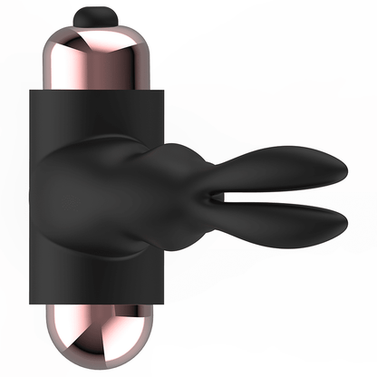 COQUETTE CHIC DESIRE - COCK RING WITH VIBRATOR BLACK/ GOLD - Kink&Play