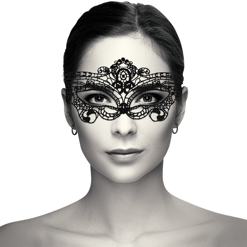 COQUETTE CHIC DESIRE - LACE MASK BLACK - Kink&Play