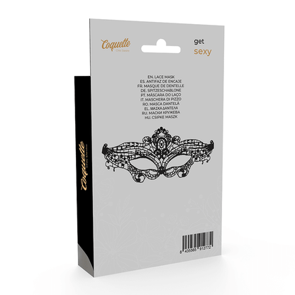 COQUETTE CHIC DESIRE - LACE MASK BLACK - Kink&Play