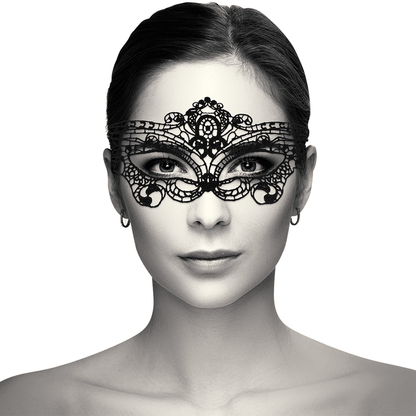 COQUETTE CHIC DESIRE - LACE MASK BLACK - Kink&Play