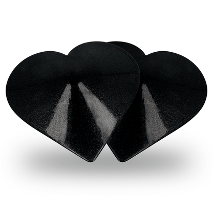 COQUETTE CHIC DESIRE - NIPPLE COVERS BLACK HEARTS - Kink&Play