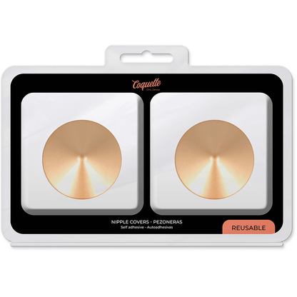 COQUETTE CHIC DESIRE - NIPPLE COVERS GOLDEN CIRCLES - Kink&Play