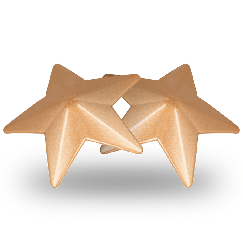 COQUETTE CHIC DESIRE - NIPPLE COVERS GOLDEN STARS - Kink&Play