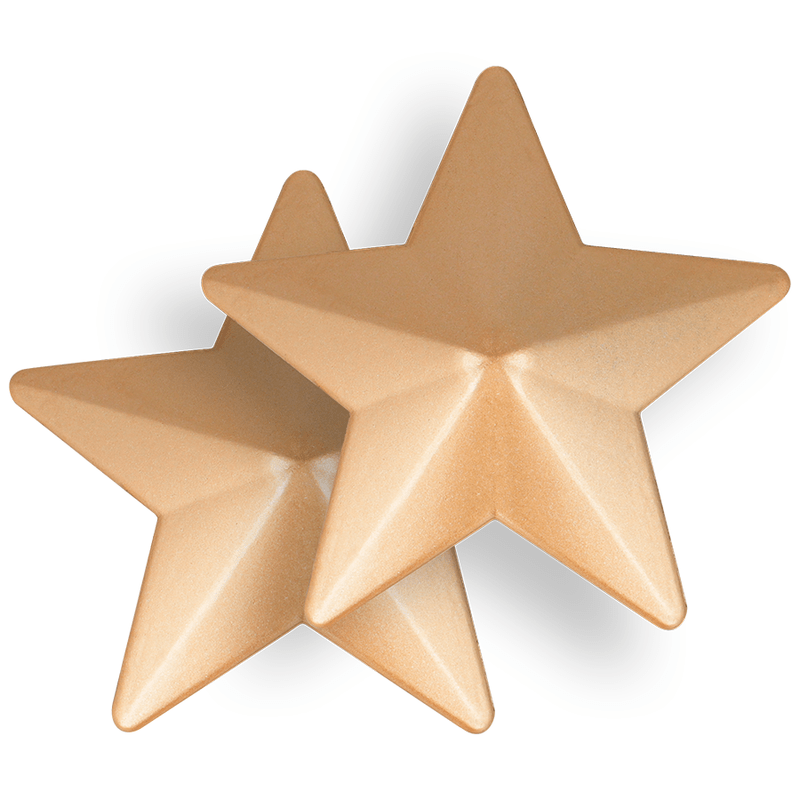 COQUETTE CHIC DESIRE - NIPPLE COVERS GOLDEN STARS - Kink&Play