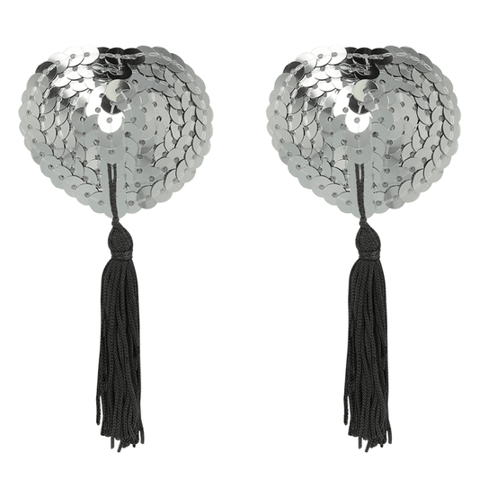 COQUETTE CHIC DESIRE - NIPPLE COVERS SILVER - Kink&Play