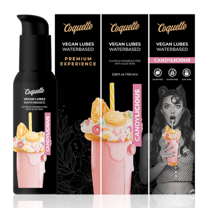 COQUETTE CHIC DESIRE - PREMIUM EXPERIENCE 100ML VEGAN LUBES CANDYLICIOUS - Kink&Play