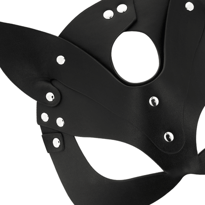 COQUETTE CHIC DESIRE - VEGAN LEATHER MASK WITH BUNNY EARS - Kink&Play
