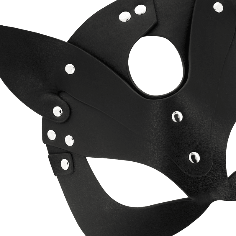 COQUETTE CHIC DESIRE - VEGAN LEATHER MASK WITH BUNNY EARS - Kink&Play