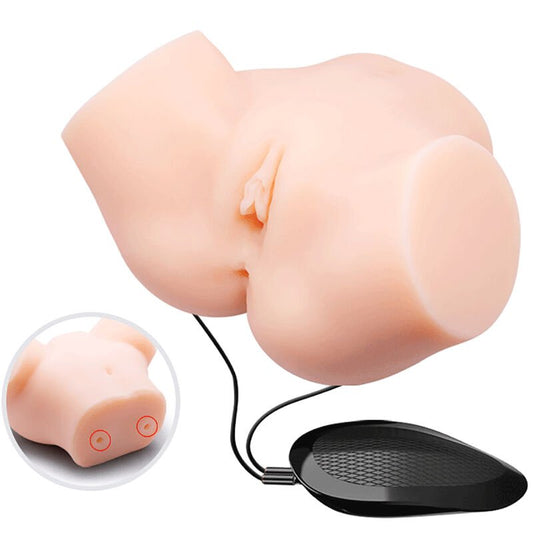 CRAZY BULL - REALISTIC VAGINA AND ANUS SAMANTHA VIBRATOR - Kink&Play