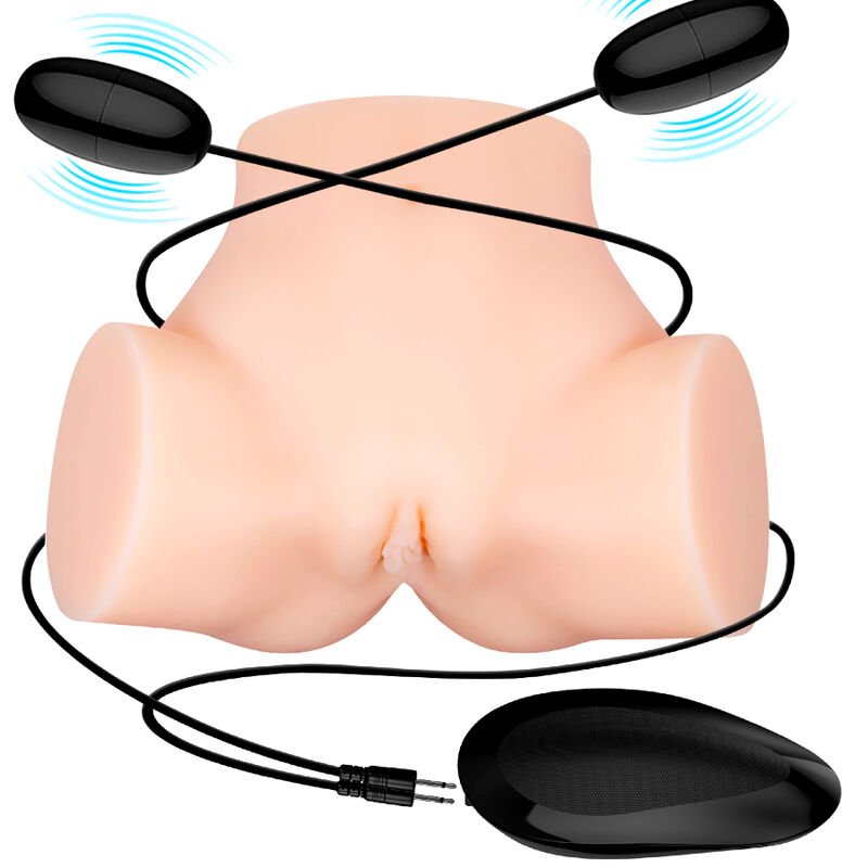 CRAZY BULL - REALISTIC VAGINA AND ANUS SAMANTHA VIBRATOR - Kink&Play