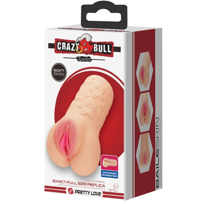 CRAZY BULL - SCARLET VAGINA - SHAPED MASTUBADOR - Kink&Play