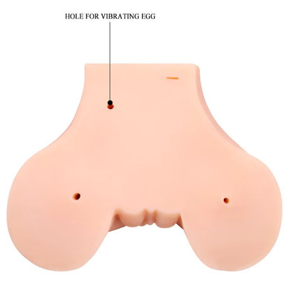 CRAZY BULL - VAGINA AND ANUS WITH REALISTIC MESH WITH VIBRATION - Kink&Play