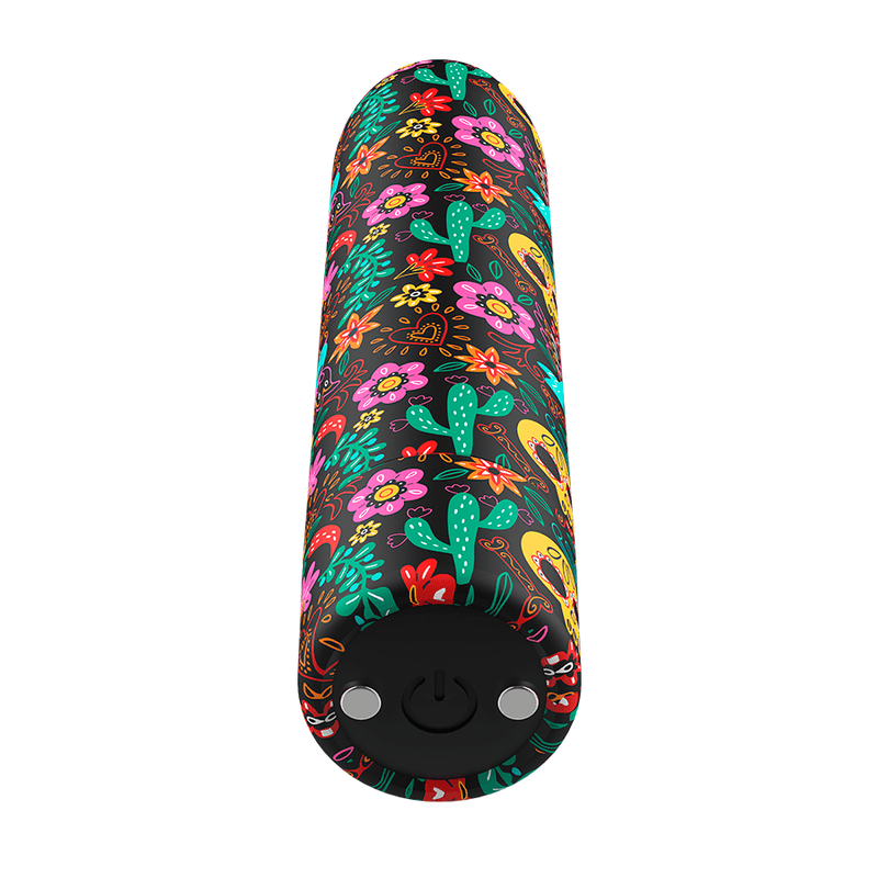 CUSTOM BULLETS - RECHARGEABLE SKULL MAGNETIC BULLET 10 INTENSITIES - Kink&Play