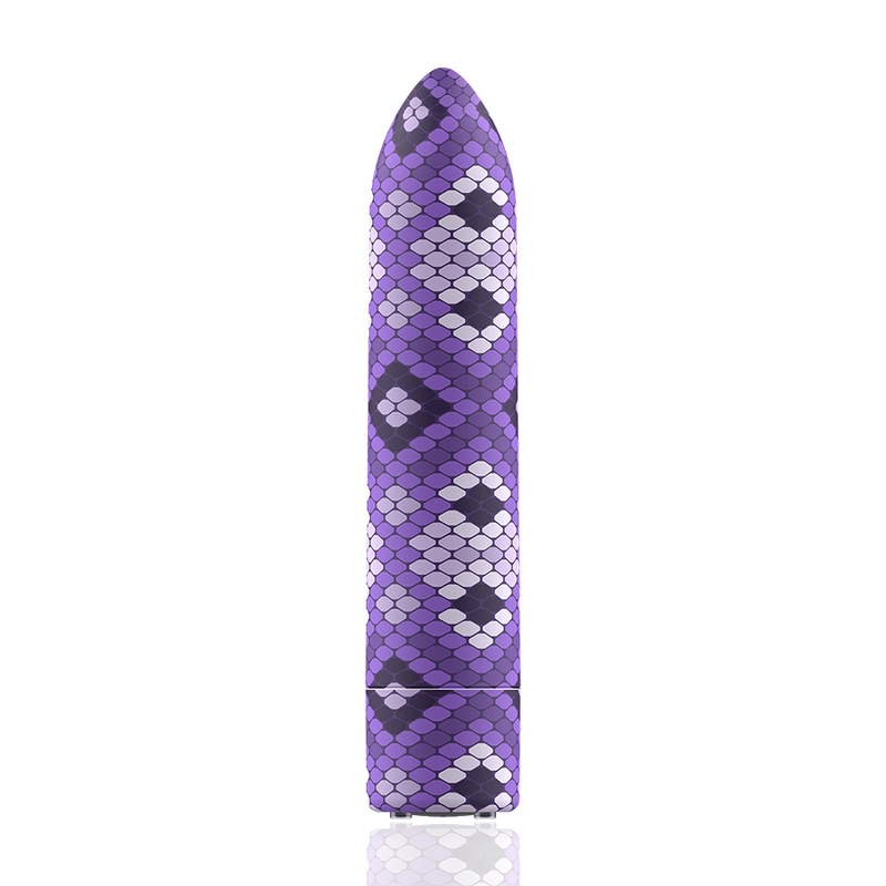 CUSTOM BULLETS - RECHARGEABLE SNAKE PURPLE MAGNETIC BULLET 10 INTENSITIES - Kink&Play