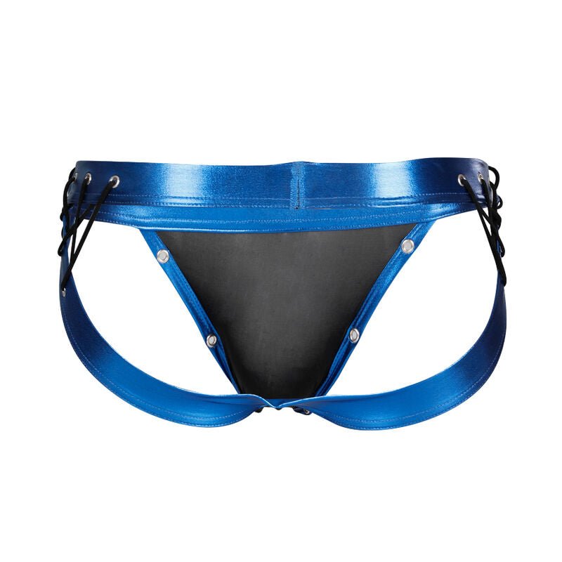 CUT4MEN - JOCKSTRAP DESIRE BLUE LEATHERETTE XL - Kink&Play