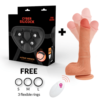 CYBER SILICOCK - STRAP - ON MR RICK REMOTE CONTROL - Kink&Play