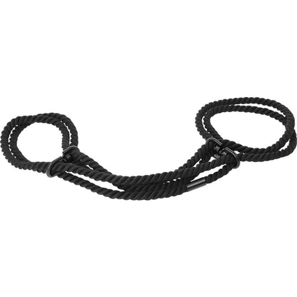 DARKNESS - 100% COTTON ROPE HANDCUFFS OR ANKLE HANDCUFFS - Kink&Play