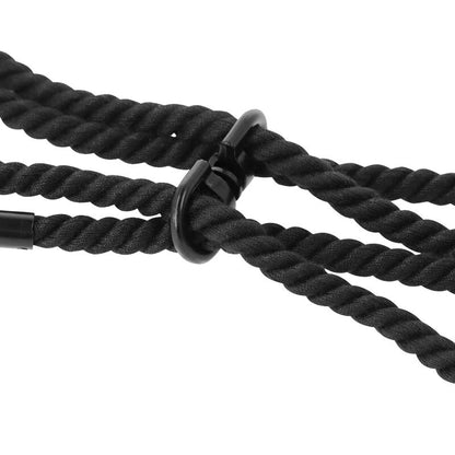 DARKNESS - 100% COTTON ROPE HANDCUFFS OR ANKLE HANDCUFFS - Kink&Play