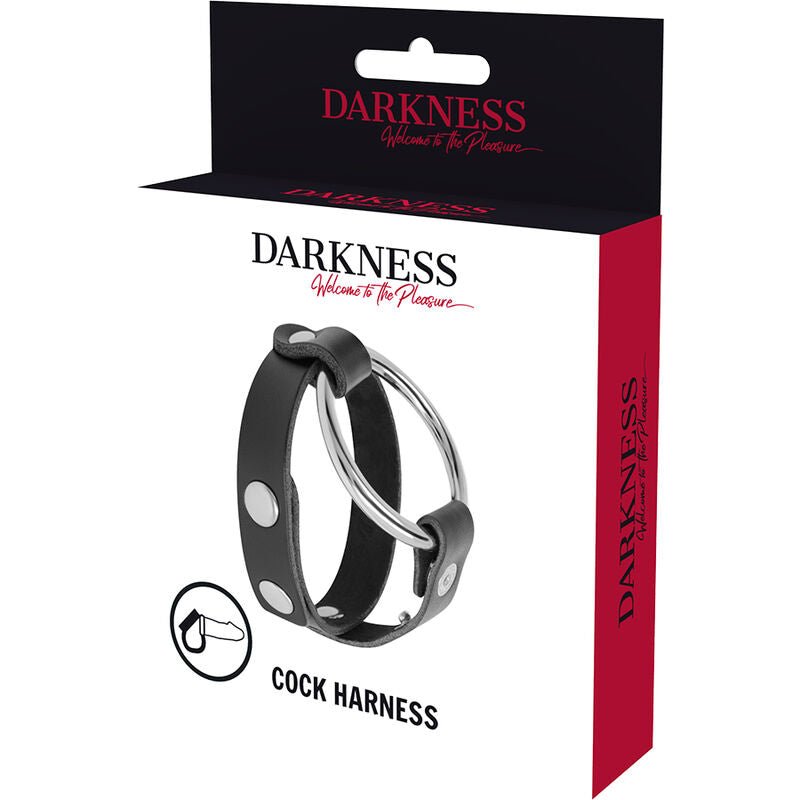 DARKNESS - BDSM COCK AND TESTICLE RING - Kink&Play