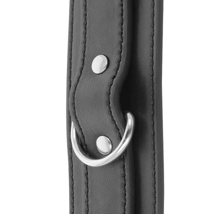 DARKNESS - BLACK ADJUSTABLE HANDCUFFS WITH DOUBLE REINFORCEMENT TAPE - Kink&Play